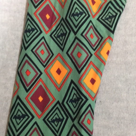 LULAROE Aztec Design Fun Cheerful Buttery Soft Comfy Stretch Leisure Leggings - Picture 7 of 11
